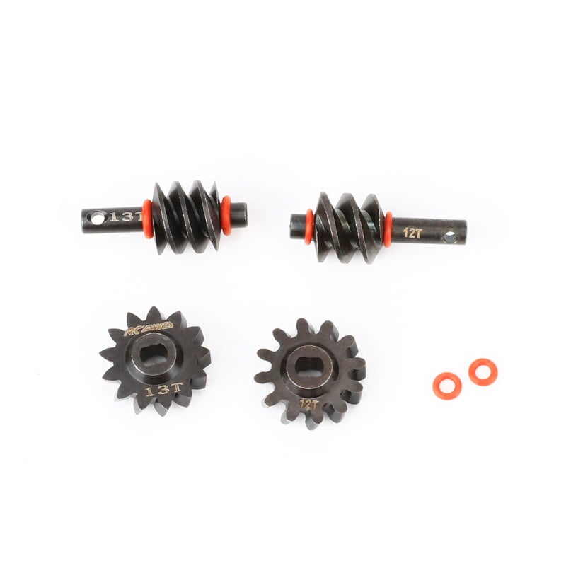 RCAWD 12t 13t SCX24 Differential Gears Overdrive Worm for Axial 1/24 SCX24 AX24 Diff Gear Series Upgrades Part - Image 1